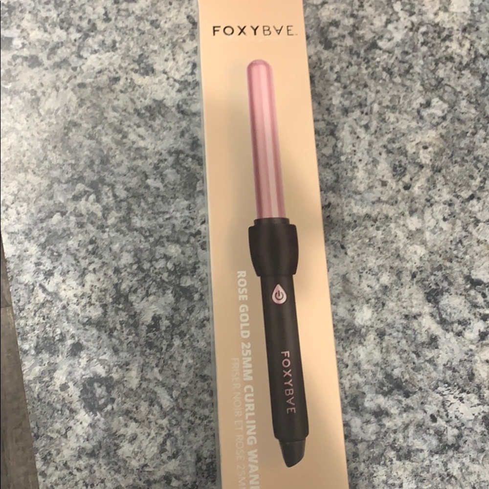 FoxyBae Rose Gold Curling Wand 25 mm